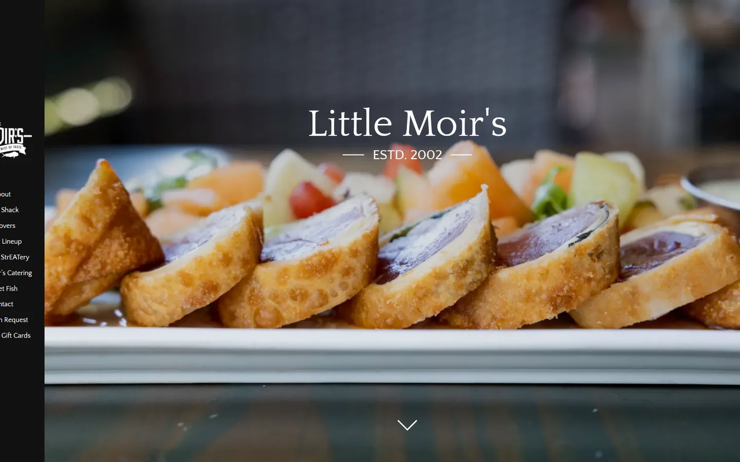 Homepage of the Little Moir's website built by Wavelength