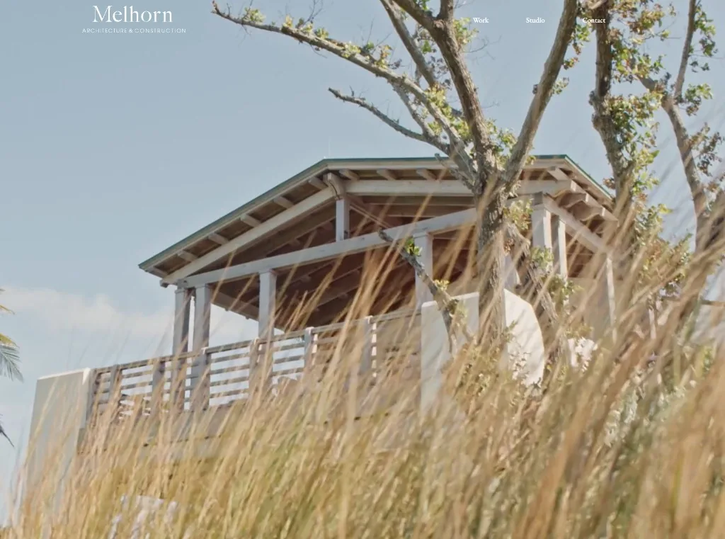 Homepage of the Melhorn website built by Wavelength